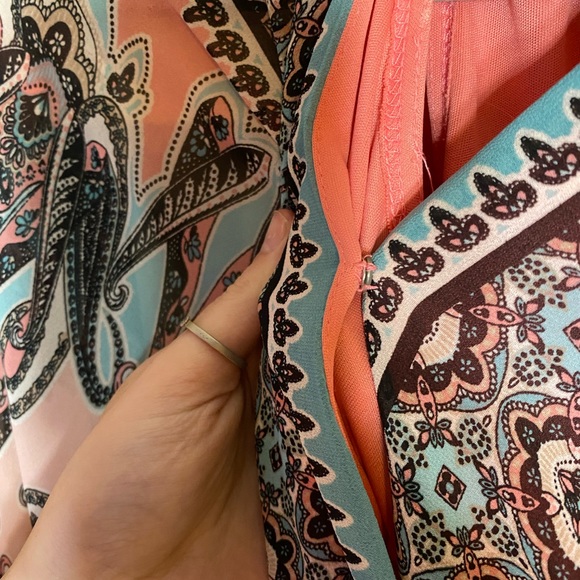 Pastel Colored Flowy Dress - Picture 4 of 12